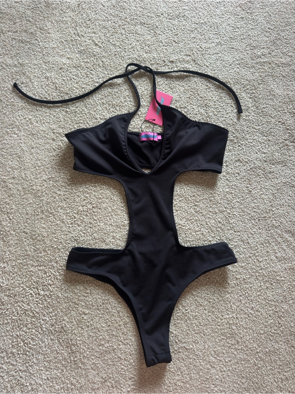 Edikted Black Cutout Bodysuit